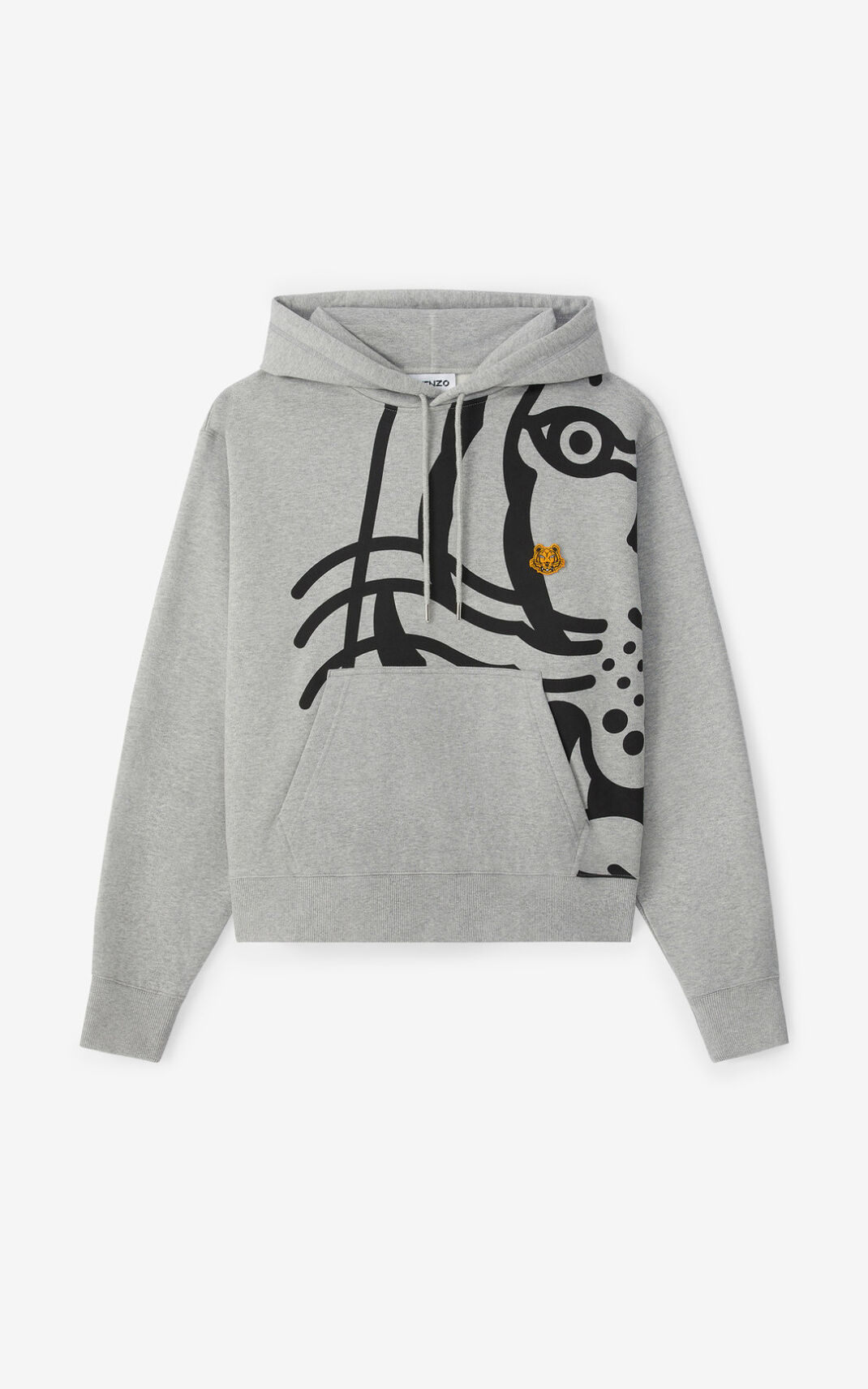 Sudaderas Con Capucha Kenzo K Tiger Hombre Gris ODE492835